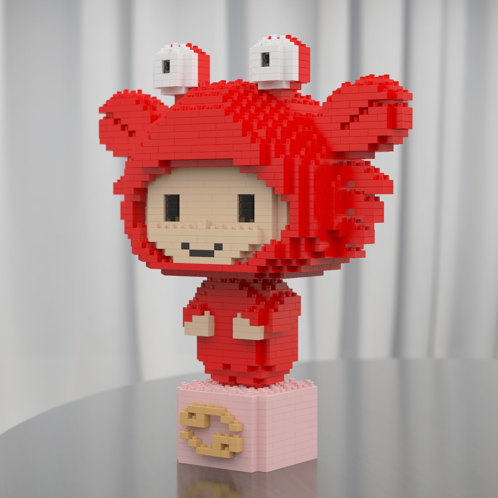 Zodiac Signs (Cancer) Sculptures  (JEKCA Lego Brick) DIY Kit Item image 4