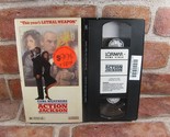 Action Jackson 1988 VHS Tested Carl Weathers Vanity Sharon Stone Craig T... - $9.49