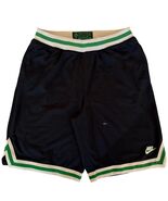Nike Supreme Court Classic Hoops Mesh Shorts XL 1990s Black Green Trim V... - $39.99