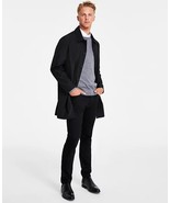 Calvin Klein Men&#39;s Polyester Long Sleeves Car Coat in Black Beauty-Large - $69.99