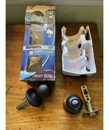 Brinks Interior Locking Ball Knob Doorknob Tuscan Bronze Bed/ Bath NOS - $9.89