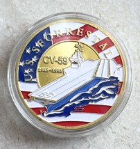 Us Navy Uss Forrestal CV-59 Challenge Coin - £11.55 GBP