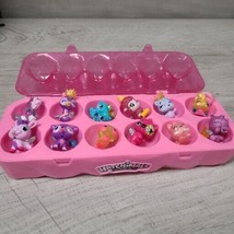 Hatchimals CollEGGtibles lot of 13 mixed series Figurines Pink Egg Carton - £6.68 GBP