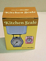 Kitchen Worthy Mechanical Blue 36 Ounce Capacity Kitchen Scale (NEW) - £10.07 GBP