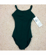 Eurotard 10527c Hunter Green Cami Dance Leotard Child Size Xs (2-4) Nwt - $270.65 MXN