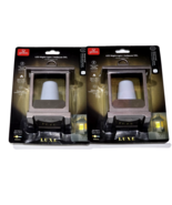 2 Pack Globe LED Night Light 2 Light Modes Manual On Off Flame Effect Lu... - $472.71 MXN