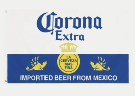 Corona Extra Imported Beer From Mexico Novelty Flag Banner NEW! 3 ft x 5 ft - £9.45 GBP