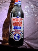 Richard Petty Pepsi Bottle Most Careers Wins 200 Collectible Full Unopened - $11.85
