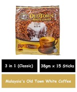 Malaysia&#39;s Old Town White Coffee 3 in 1 Classic (38gm x 15 Sticks) - $50.70 CAD