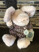 Boyds Bears Kaitlin (Pig) #91601-02 Plaid Overalls ~ 8&quot; Plush with Tag - £13.18 GBP