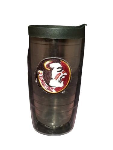 Primary image for Tervis Tumbler Insulated Florida State FSU Seminoles 16 oz used READ damaged lid