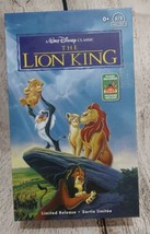 Disney Parks The Lion King Faux LE VHS Case Timon Pumbaa 8&quot; Plush Inside NWT - £11.82 GBP