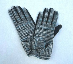 Winter Womens Warm Classic Plaid Woven Tech Touch Gloves Soft HIGH QUALITY - £7.42 GBP