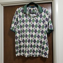 Vintage Mens PAR FOUR Golfer Polo button down SIZE LARGE Polo shirt Cotton - €8,20 EUR