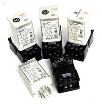 Lot Of 4 Allen Bradley 700-HA32A1 Ser. A Relays W/ 700-HN 100 Base 700HA32A1 - £38.71 GBP