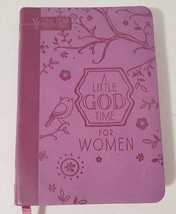 A LITTLE GOD TIME FOR WOMEN One Year Devotional Purple Flexi Faux Leather - £4.14 GBP