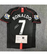 Cristiano Ronaldo Man United 07/08 Black Away SIGNED Shirt/Jersey COA - ... - $125.00