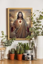 Sacred Heart of Jesus Digital Art Print | Instant Download | Religious W... - €3,28 EUR