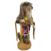 Vintage Navajo Kastina Dancer Native American Kachina Bear Signed 10.25” - $121.54
