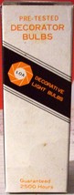 40 Watt Clear Decorative Bulbs Flame Tip Candelabra Base Loa Box Of 25 Bulbs - £11.54 GBP