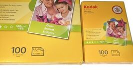 Kodak Gloss Photo Paper Lot 8.5x11 & 4x6 200 Sheets Total New Sealed image 2