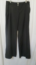 Michael Kors Dress Pants  Black  Size 10  Cuffs wool/polyester blend pockets - £19.91 GBP