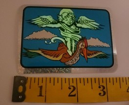 90s Y2k Glow in the Dark Prism Angel Vending Machine Sticker Religious Afterlife - £11.01 GBP