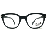 Persol Eyeglasses Frames 3093-V 9000 Matte Black Square Full Rim 50-20-145 - $237.59