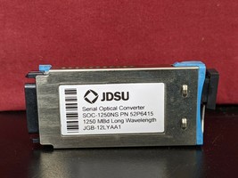 JDSU Serial Optical Converter SOC-1250NS PN 52P6415 1250 MBd Long Wavele... - £53.33 GBP