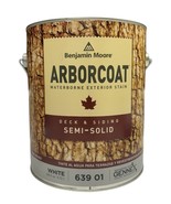 Benjamin Moore ARBORCOAT Exterior Stain White Semi Solid Deck &amp; Siding 1... - $123.46 CAD