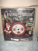 Design For The Needle, Inc Train Tree Cross Stitch Mini Tree Skirt - £10.95 GBP