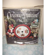 Design For The Needle, Inc Train Tree Cross Stitch Mini Tree Skirt - €12,05 EUR