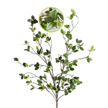 Artificial Plant 43.3 Inch Green Branches Leaf Shop Garden Office Home Decoratio - £29.88 GBP