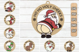 Funny Christmas Bootie Ornament Bundle - $5.00