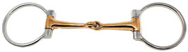D-Ring Stainless Steel Copper Horse Snaffle Bit 5&quot; Mouth 35436 - $24.74