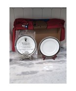 Waterford Colleen Platinum Trim Salad Plates, Set of 2, 8&quot; D, Fine Bone ... - $752.67 MXN