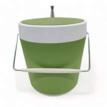 West Bend Ice Bucket Avocado Green Beverage Insulated Ice Bucket - £18.96 GBP