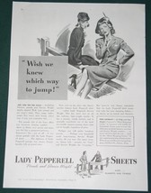 Lady Pepperell Sheets Good Housekeeping Magazine Ad Vintage 1941 - £11.79 GBP