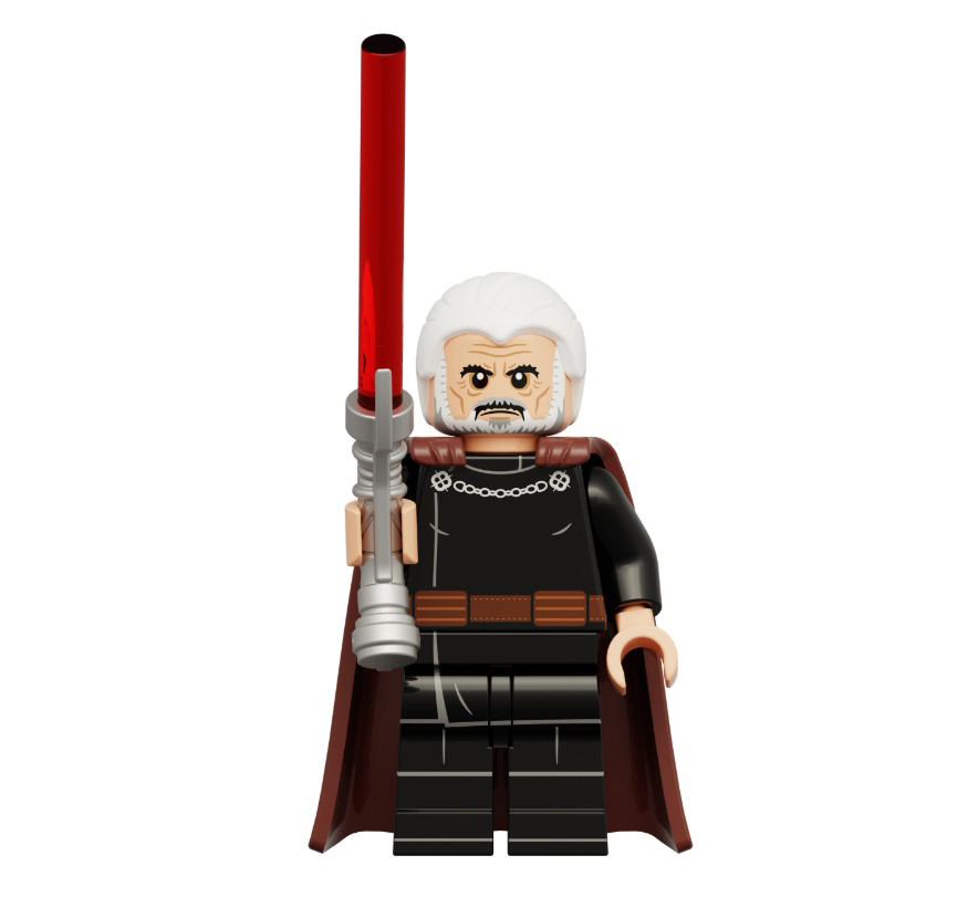 Building Count Dooku Star Wars V3 Minifigure Custom - $7.57