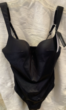 Andres Sarda Bardi 1 pc Women’s Black balconette swimming bathing suit s... - $147.50