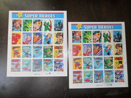 DC Comics Super Heroes 39c Sheet of 20 Scott # 4084 - 2005 - MNH - Lot of 2  - £18.15 GBP