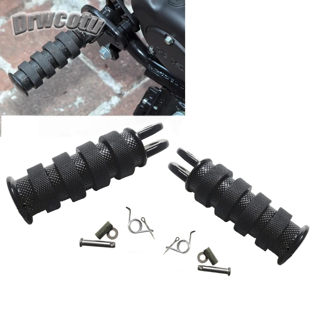 Front Rear Left/Right Pedal Bracket Footrest Footrest Foot Pegs Motorcycle - $42.84+