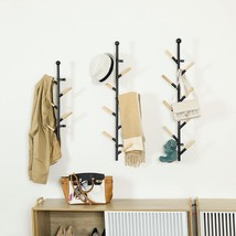 The X-Cosrack Wall Mounted Coat Rack Is A 3-In-1 Tree Hanger Organizer For Coat - £31.57 GBP