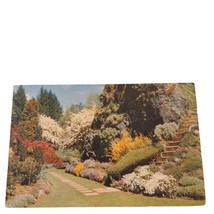 Postcard Victoria B.C. Canada The Butchart Gardens Chrome Posted - £5.46 GBP
