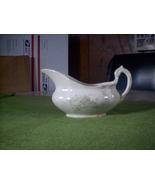 Vintage Opaque China Gravy Boat - W &amp; C , P.C.O. - Rare and Old - Flower... - £15.71 GBP