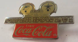 Coca-Cola Super Bowl V1 1972 Miami Dolphins Vs Dallas Cowboys Lapel Pin - £6.39 GBP