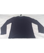 John Varvatos Men&#39;s Blue Long Sleeve 100% Cotton T-Shirt Vintage Wash Si... - $926.68 MXN