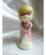 Fenton Art Glass Hp Halloween Milk Glass Princess Girl Figurine 513974 - £35.38 GBP