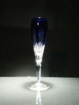 Faberge  Lausanne Cobalt Blue Champagne Flute ( One Flute ) - $242.55
