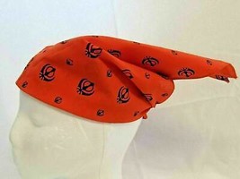 Sikh punjabi singh kaur orange khalsa khandas bandana head wrap gear rumal za2 - £4.32 GBP